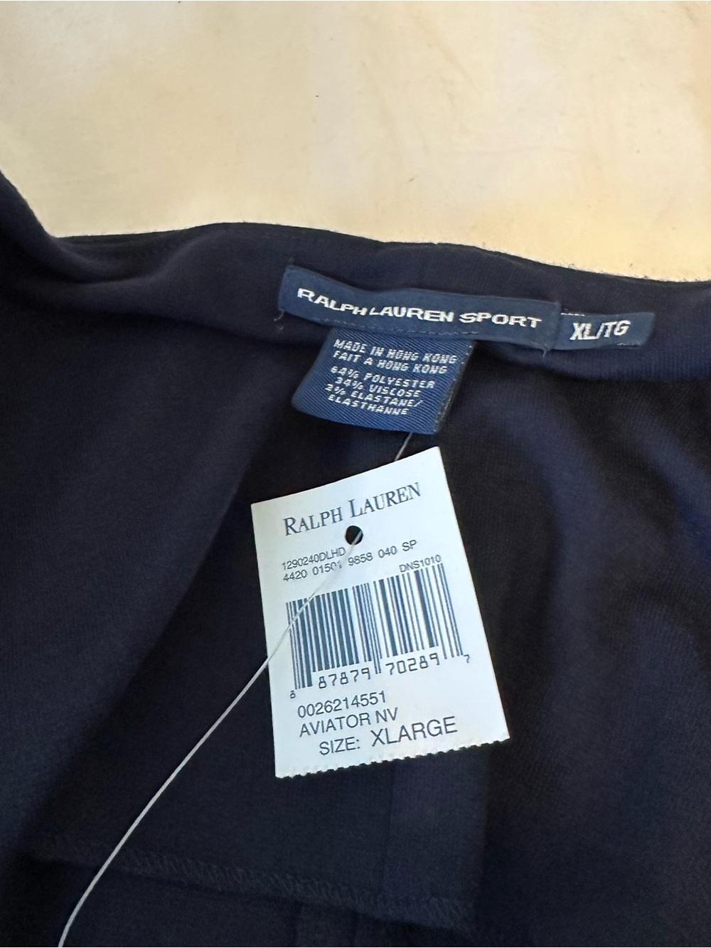Ralph Lauren Sport Dark Navy Sleeveless Midi Dress Size XL Vintage Women’s NWT - Picture 10 of 12